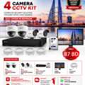 BHD 87,  Hikvision 4 Camera CCTV Kit With 1TB Hard Drive & Free Monitor In Bahrain