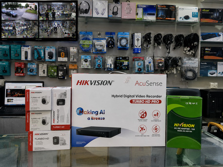 Riffa, Photo & Video, BHD 87,  Hikvision 4 Camera CCTV Kit With 1TB Hard Drive & Free Monitor In Bahrain