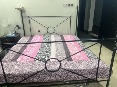 Hidd, Furniture, BHD 40,  KING SIZE Bed With Matress For Sale With Steel Frame