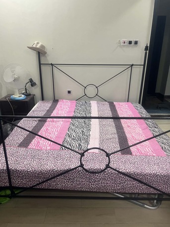 Hidd, Furniture, BHD 40,  KING SIZE Bed With Matress For Sale With Steel Frame