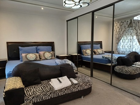 Amman, Buildings, JOD 18,  Luxury Duplex Ground Floor Fully Furnished Apartment With Garden For Rent In Amman.