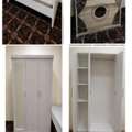 SAR 630,  Premium White Bedroom Furniture Set | Bed + Wardrobe + Dressing Table + Bedside Table
