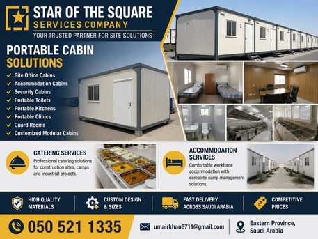 Dammam, Catering, YOUR TRUSTED PARTNER FOR SITE SOLUTIONS