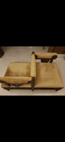 Riyadh, Furniture, SAR 700,  Wooden Crafted Inverted Love Seat