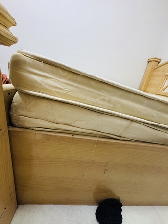 Jeddah, Furniture, SAR 350,  King Size Coat & 2 Pieces Bed(Mattress)