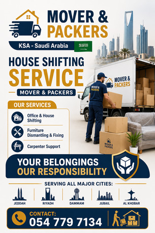 Khobar, Labor/Moving, HOUSE SHIFTING Khobar & Dammam House Shifting Movers ✅ Packing + Loading  Transportation ✅