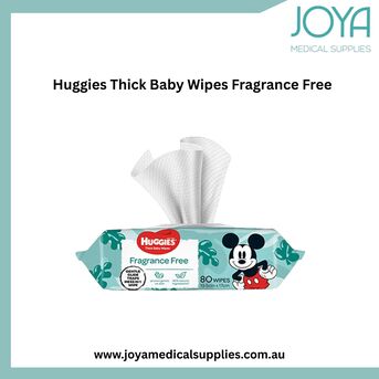 Sydney, Health & Beauty Items, Buy Huggies Thick Baby Wipes Fragrance Free 19.5x17 Cm - Joya Medical Supplies