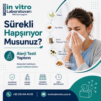 Istanbul, Health, Sürekli Hapşırıyor Musunuz? Alerji Testi Yaptırın