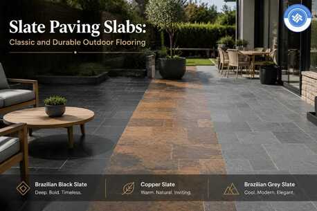 London, Farm & Garden, Premium Slate Paving Slabs | East Yorkshire Stone