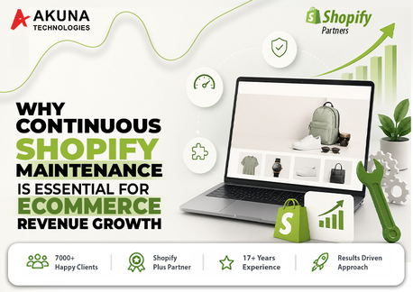 Mumbai, Web Design & Development, For Ecommerce Revenue Growth Continous Shopify Maintenance Is Essential