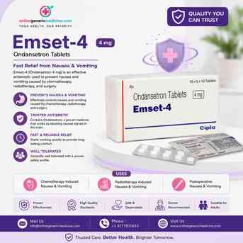 New York, Health & Beauty Items, USD 11,  Emeset Tablets | Ondansetron Tablet | Onlinegenricmedicine