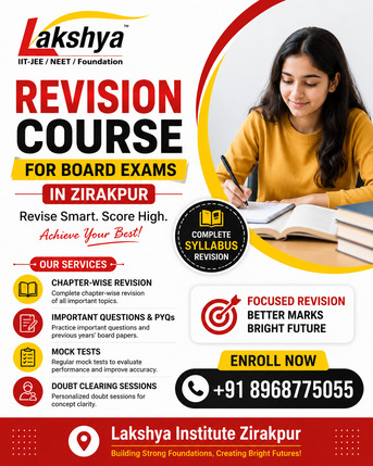 Chandigarh, Lessons Offered, Crash Revision Course For Board Exams In Zirakpur
