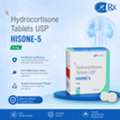 Hydrocortisone Tablets USP 5 Mg (HISONE-5) For Adrenal Insufficiency & Anti-Inflammatory T
