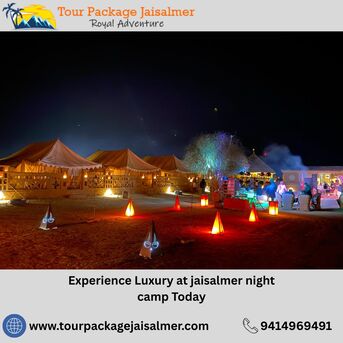 Mumbai, Travel, Experience Luxury At Jaisalmer Night Camp Today