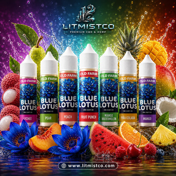 New York, Materials, USD 64,  Blue Lotus Vape Juice