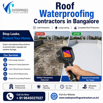 Bangalore, Construction, Roof Waterproofing Contractors In Bangalore