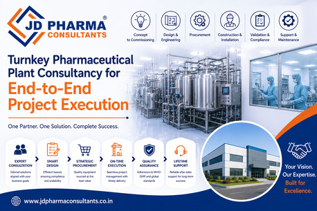 Mumbai, Construction, Turnkey Pharmaceutical Plant Consultancy For End-to-End Project Execution