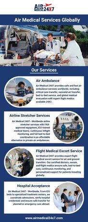 Dubai, Medical, Air Medical Services Globally - Air Medical 24X7