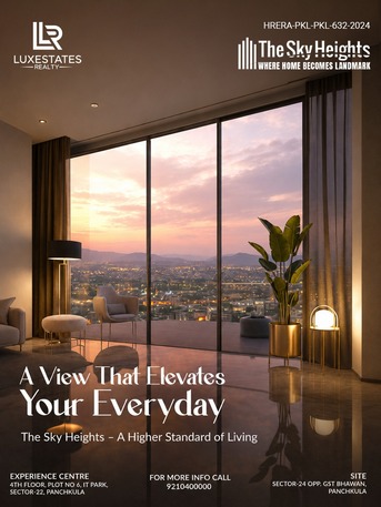 Panchkula, Real Estate For Sale, INR 4,  4 BR,  The Sky Heights Panchkula | Luxury 4 BHK Apartments In Panchkula