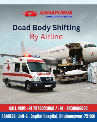 Bhubaneswar, Medical, Prompt Dead Body Shifting By Airline