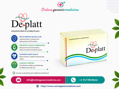 New York, Health, Deplatt Tablets(Clopidogrel) &ndash; Antiplatelet Medicine For Heart & Stroke
