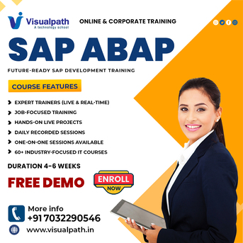 Hyderabad, Lessons Offered, Best SAP ABAP RAP Training Online With Practical Work