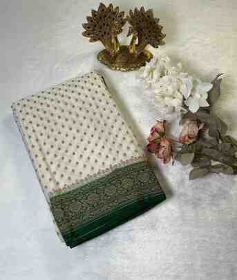 Bangalore, Clothing & Accessories, INR 13599,  Luxury Pure Banaras Silk Sarees With Rich Zari Work