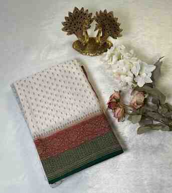 Bangalore, Clothing & Accessories, INR 13599,  Luxury Pure Banaras Silk Sarees With Rich Zari Work