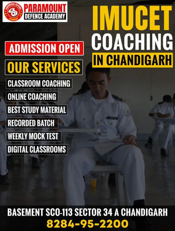 Chandigarh Tricity, Education, IMU CET Coaching In Chandigarh &ndash; Join Paramount Defence Academy