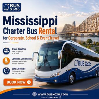 USA Travel, Mississippi Charter Bus Rental For Corporate, School & Event Travel, 1