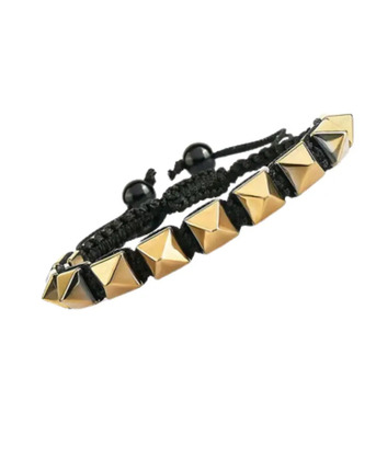 Jaipur, Jewelry, INR 594,  Original Golden Pyrite Pyramid Bracelet For Everyday Use