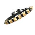 INR 594,  Original Golden Pyrite Pyramid Bracelet For Everyday Use