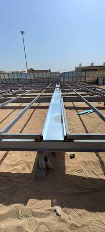Riyadh, Construction, للحدادة و المونيم،الذجاج