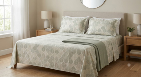 Mumbai, Household Items, INR 1499,  King Size Bed Sheets 100% Pure Cotton King Bed Sheets Online | Theindiglobal