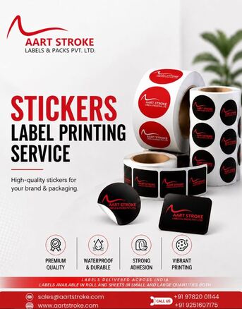 Jaipur, Printing, Custom Sticker Printing Company | Aart Stroke