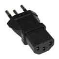 USD 3,  C13 To Brazil NBR14136 Power Plug Adapter