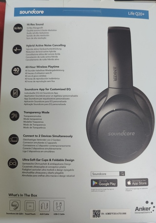Riyadh, Electronics, SAR 100,  Anker Soundcore Q20+ Headphone For Sale