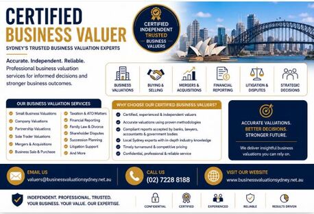 Sydney, Real Estate, Certified Business Valuer &ndash; Trusted Business Valuation Services