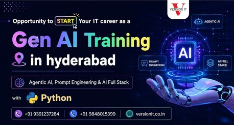 Hyderabad, Education, Generative Ai Training In Hyderabad | Version IT