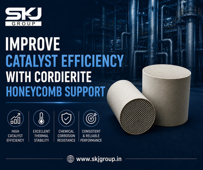 Bhopal, Materials, Improve Catalyst Efficiency With Cordierite Honeycomb Support