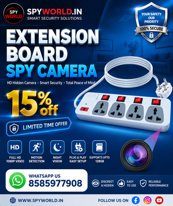 New Delhi, Electronics, INR 4050,  Best Extension Board Spy Camera Dealer In Delhi &ndash; Spy World