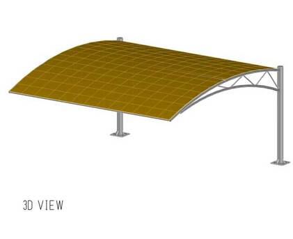 Dubai, Construction, Parking Shade Construction Umm Al Quwain
