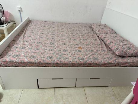 Yanbu, Furniture, SAR 350,  Double Bed 180x200 Available For Sale Without Matress