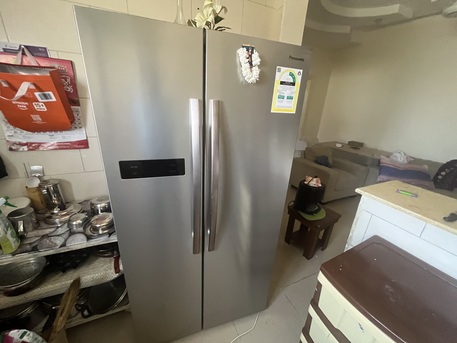 Al Aziziyah, Appliances, SAR 400,  Panasonic Side-by-Side Refrigerator (NR-BS60MSSA) &ndash; For Sale (Repair Project)