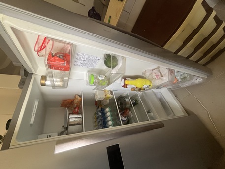 Al Aziziyah, Appliances, SAR 400,  Panasonic Side-by-Side Refrigerator (NR-BS60MSSA) &ndash; For Sale (Repair Project)
