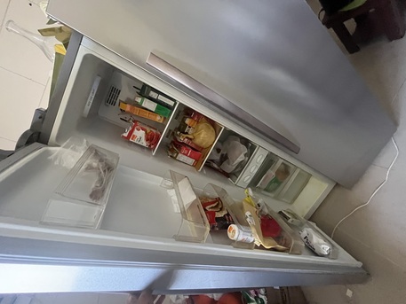 Al Aziziyah, Appliances, SAR 400,  Panasonic Side-by-Side Refrigerator (NR-BS60MSSA) &ndash; For Sale (Repair Project)
