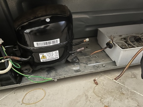 Al Aziziyah, Appliances, SAR 400,  Panasonic Side-by-Side Refrigerator (NR-BS60MSSA) &ndash; For Sale (Repair Project)