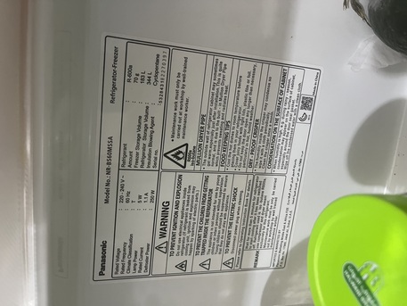 Al Aziziyah, Appliances, SAR 400,  Panasonic Side-by-Side Refrigerator (NR-BS60MSSA) &ndash; For Sale (Repair Project)