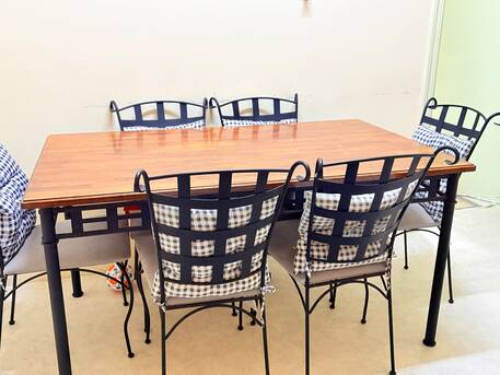 Riyadh, Furniture, SAR 500,  Home Center Wooden Dinning Table 6 Seated