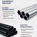 Download Gupta Pipes Brochure | ISI Certified GI & MS Conduit Pipes | New Adarsh Industrie